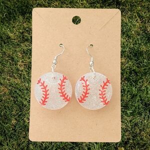 Baseball Themed Earrings